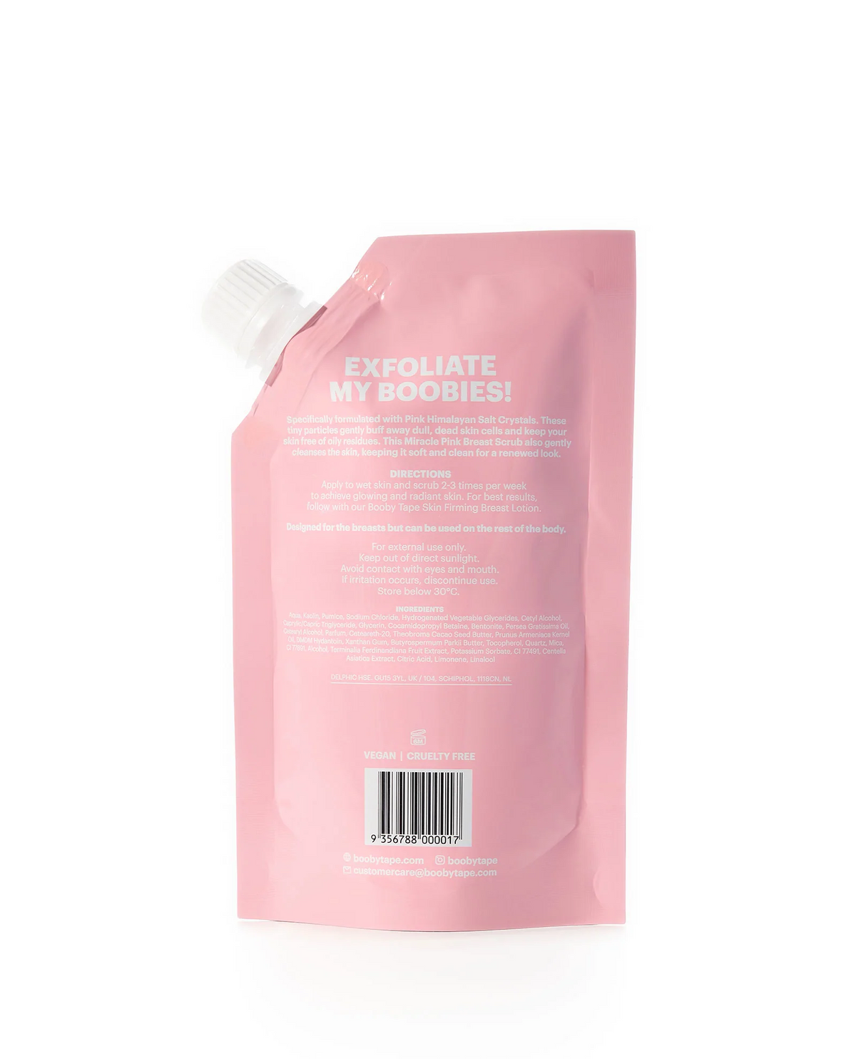 Booby Tape Miracle Pink Skrúbbur Fyrir Brjóst